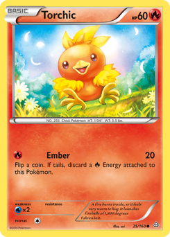 Torchic card for Primal Clash