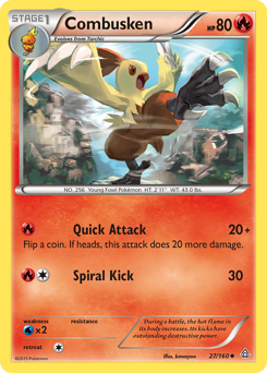 Combusken card for Primal Clash