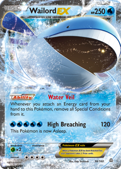 Wailord-EX card for Primal Clash