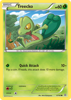 Treecko card for Primal Clash