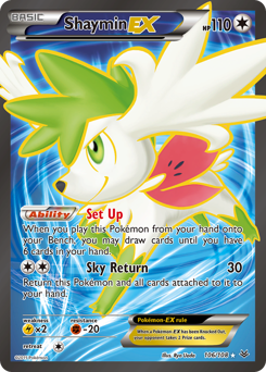 Shaymin-EX card for Roaring Skies