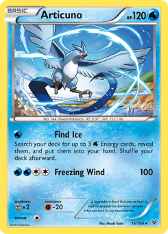 Articuno card for Roaring Skies
