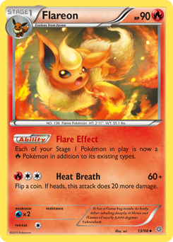 Flareon card for Ancient Origins