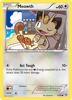 Meowth card for Ancient Origins