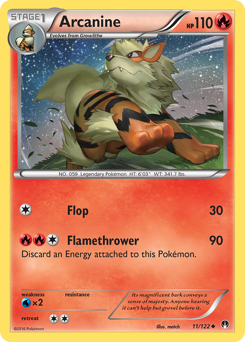 Arcanine card for BREAKpoint