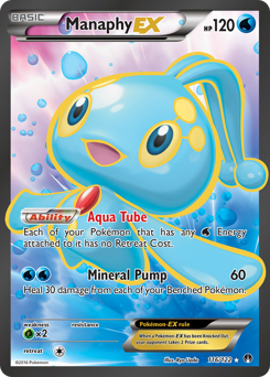 Manaphy-EX card for BREAKpoint