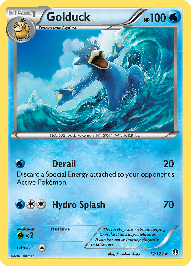 Pokemon 55 Golduck Pokedex PrimetimePokemon