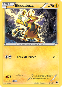 Electabuzz card for BREAKpoint