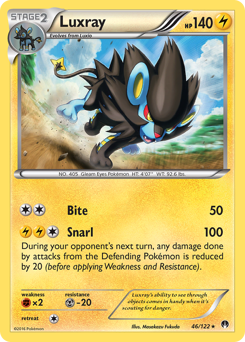 Luxray card for BREAKpoint