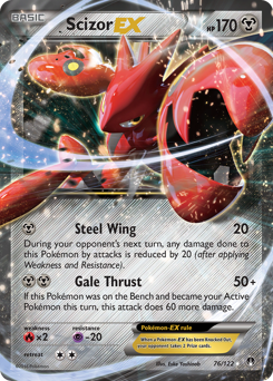 Scizor-EX card for BREAKpoint