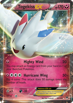 Togekiss-EX card for BREAKpoint