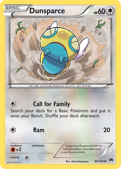 Dunsparce card for BREAKpoint